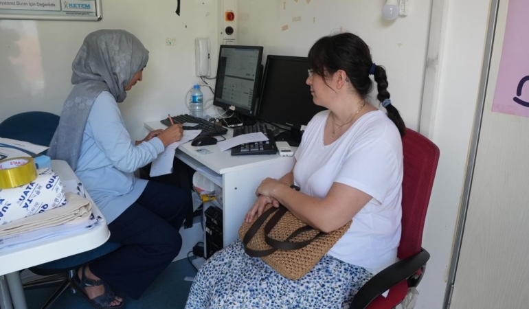 BÜYÜKŞEHİR’İN MOBİL KETEM TIRI GÖNEN’DE