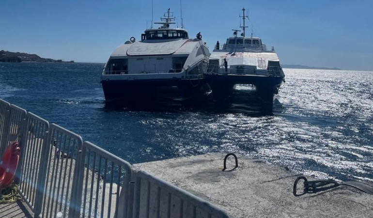 Kaza yapan deniz otobüsünün imdadına BASKİ yetişti