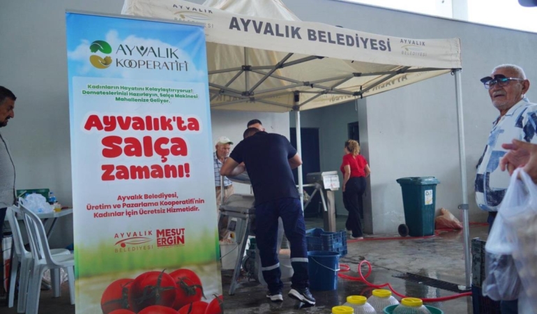 AYVALIK BELEDİYESİ’NDEN GELENEKSEL LEZZETLERE DESTEK