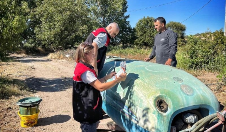 TARIM MÜDÜRLÜĞÜ DON RİSKİNE KARŞI HAREKETE GEÇTİ