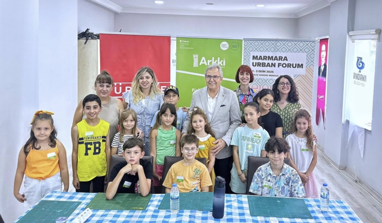 BANDIRMA’DA GELECEĞİN KENT TASARIMCILARI ATÖLYEDE