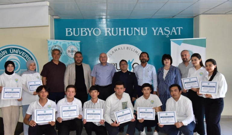 ÖZBEK ÖĞRENCİLER STAJINI TAMAMLADI