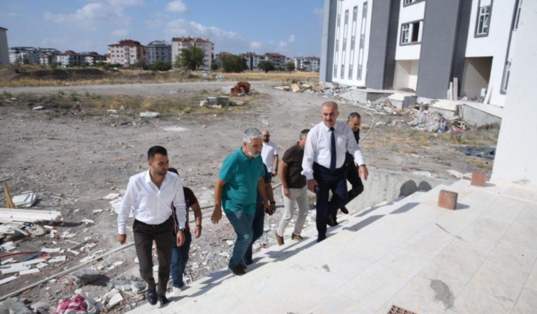 BALIKESİR’DE EĞİTİM YATIRIMLARI SAHADA DENETLENDİ