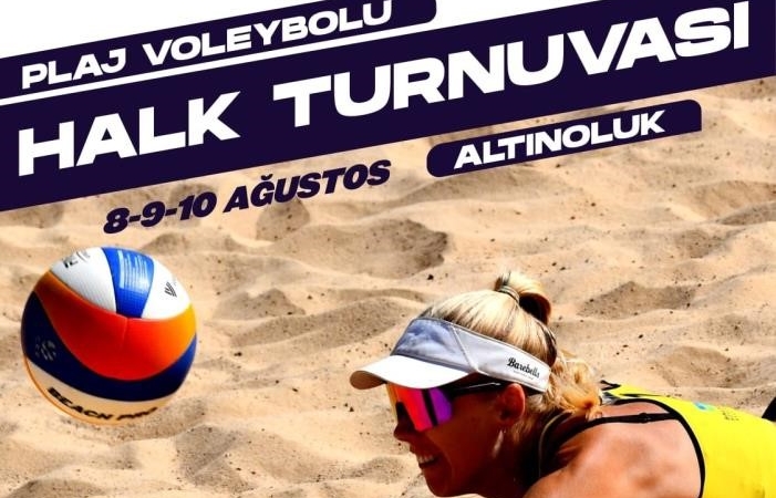 Plaj Voleybolu Halk Turnuvası Başlıyor