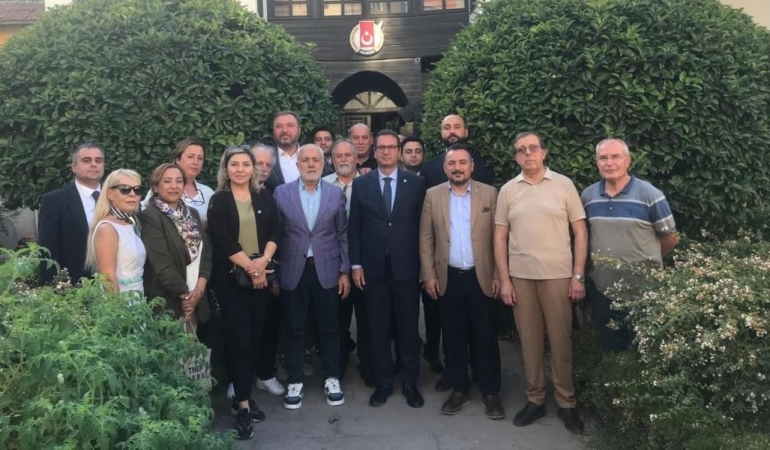 İYİ PARTİ’DEN GAZETECİLER CEMİYETİ’NE ZİYARET