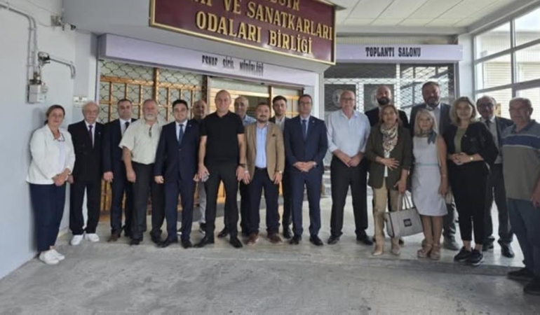 İYİ PARTİ HEYETİ BAŞKAN ERDEM’İ DİNLEDİ