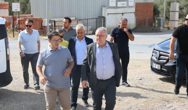 “ÇALIŞMALARI YERİNDE İNCELEDİK”