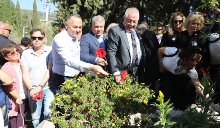 TUNCEL KURTİZ ÖLÜMÜNÜN 12. YILINDA KAZDAĞLARI ETEKLERİNDE ANILDI