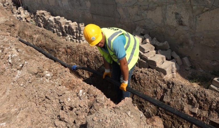 BAŞKAN AKIN’IN TALİMATIYLA GÖBEL MODERN ALTYAPIYA KAVUŞTU!