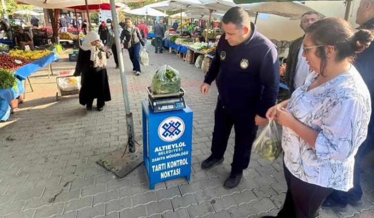 ALTIEYLÜL PAZARLARINDA SIKI DENETİM!