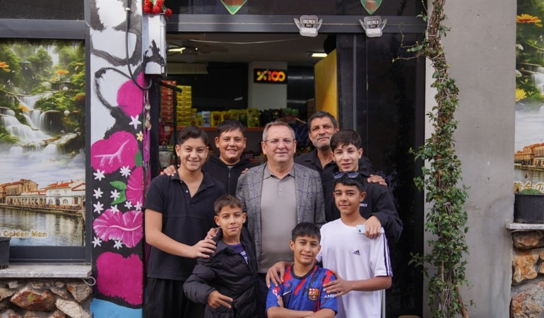 BAŞKAN ERGİN’DEN MAHALLE ZİYARETİ!