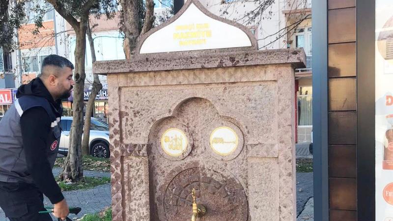 BASKİ’ DEN HAYRAT ÇEŞMELERİNE KAPSAMLI BAKIM VE TEMİZLİK ÇALIŞMASI