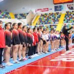 Balıkesir'de 23 Nisan Cimnastik Şöleni'nde minik sporcular yarışıyor