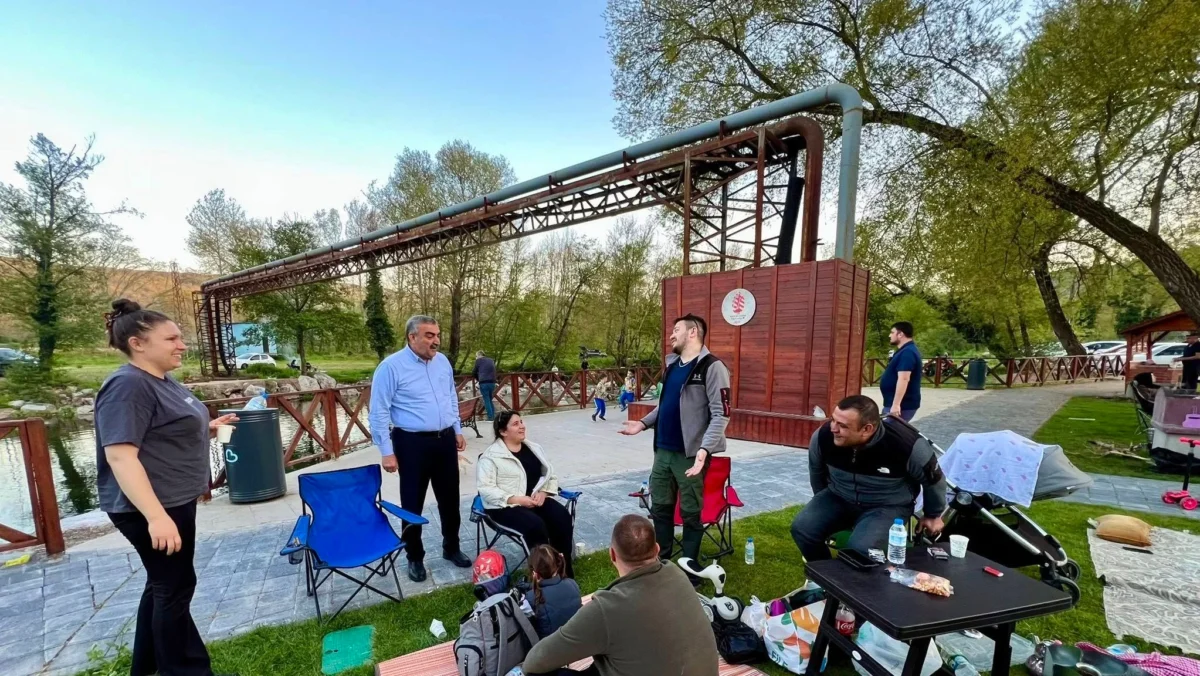 Balya Kadıköy Mesire Alanı Hafta Sonu Doldu! Başkan Gaga Vatandaşlarla Buluştu