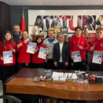 Manyas Belediyespor'dan tarihi başarı: Kosova'da 7'de 7