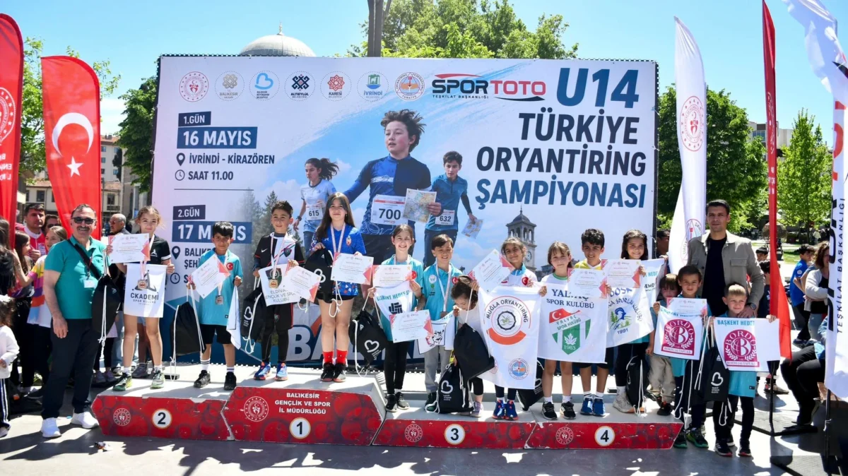 Balıkesir'de Türkiye U14 Oryantiring Şampiyonası Heyecanı