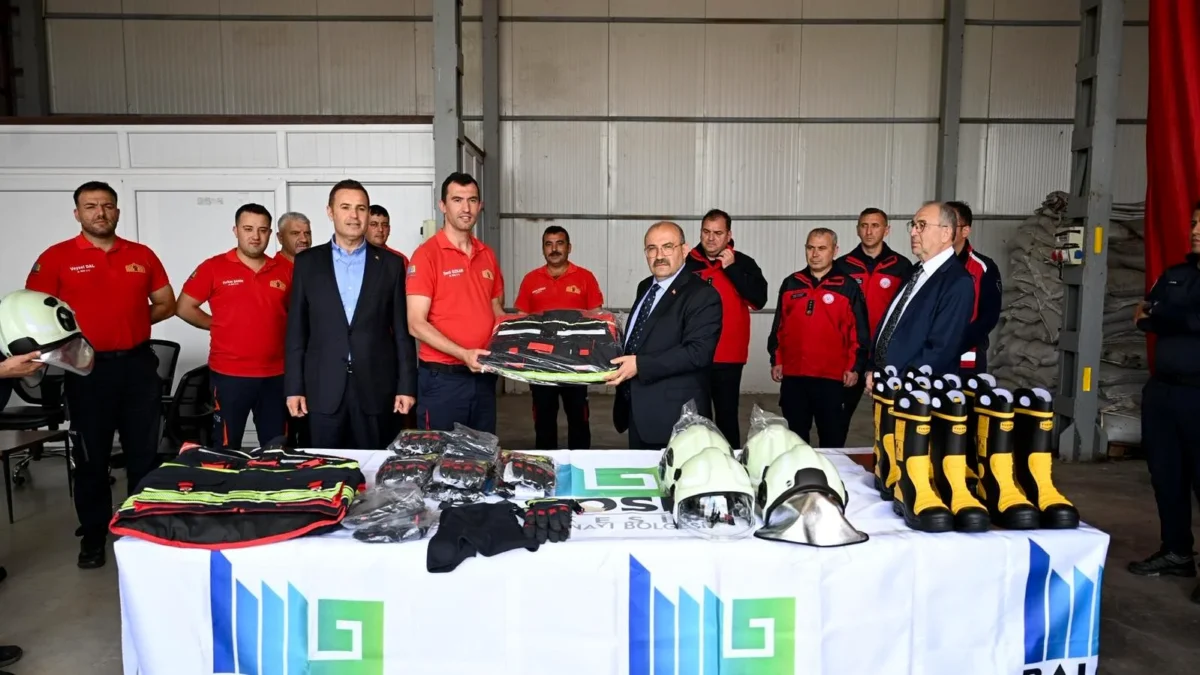 Balıkesir OSB İtfaiyesi'ne 11 Yıl Sonra Ekipman Desteği