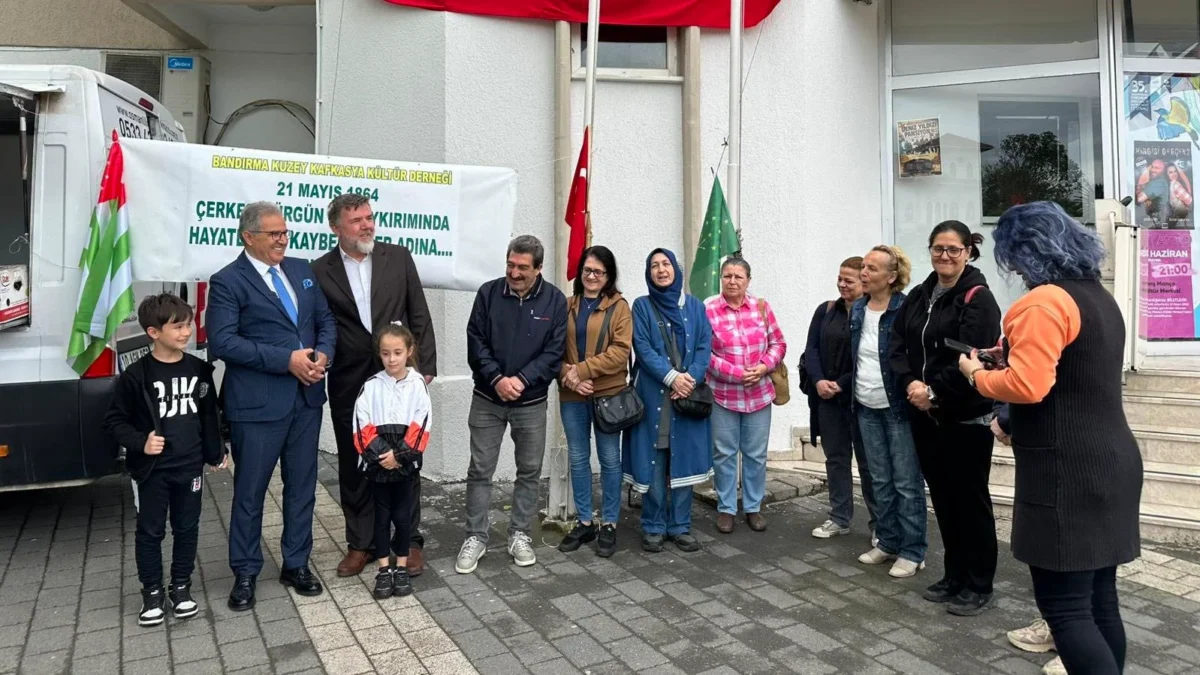 Bandırma'da 21 Mayıs 1864 Çerkes Sürgünü Anma Töreni