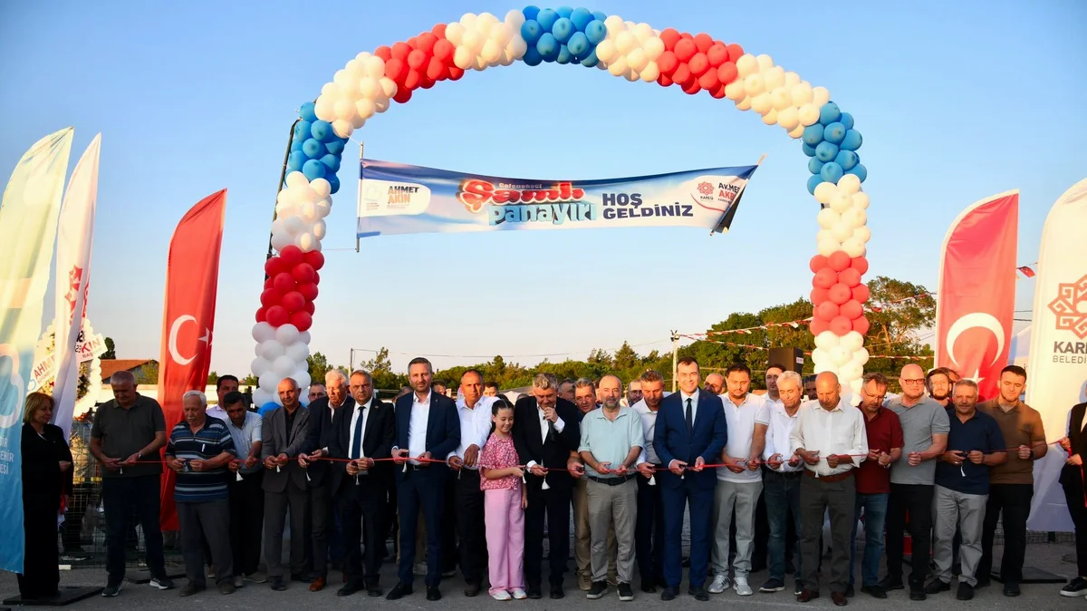 100 Yıllık Şamlı Panayırı, Balıkesir'de Coşkuyla Başladı