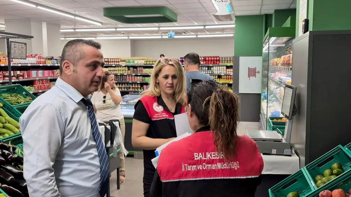Edremit'te Organik ve İyi Tarım Ürünleri Denetimi Yapıldı