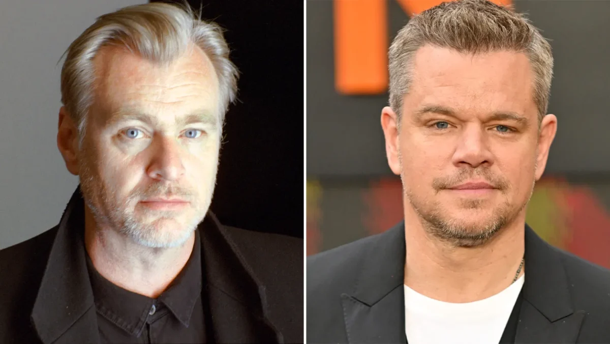 christopher nolan and matt damon