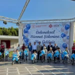 Balıkesir Sünnet Şöleni'nde Çocuklara Bisiklet Hediye Edildi