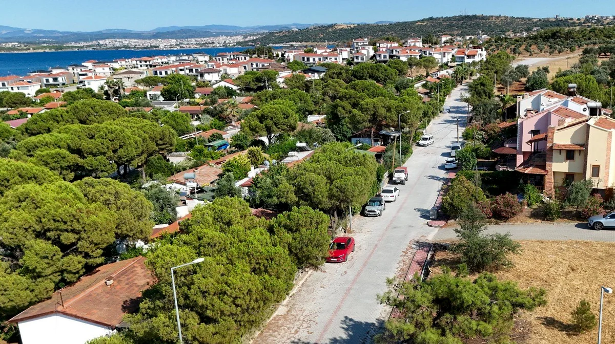 Cunda Adası'nda Yol Yenileme Çalışması Tamamlandı