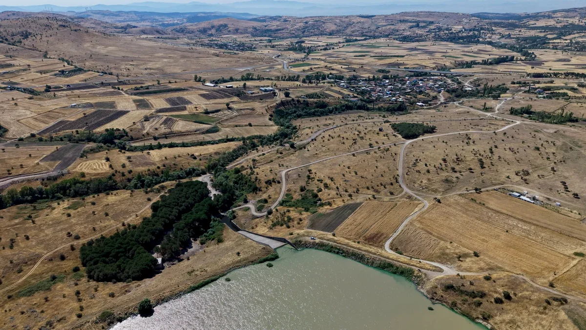 Karesi Karakol Göleti Sulaması Projesi'nde 2.580 Dekar Arazi Suyla Buluşuyor