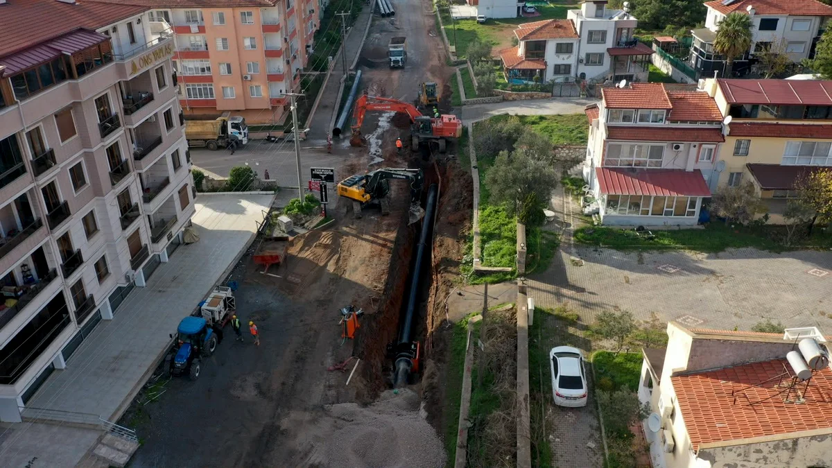 Ayvalık Sarımsaklı Atıksu Projesi: BASKİ Altyapıda Hız Kesmiyor